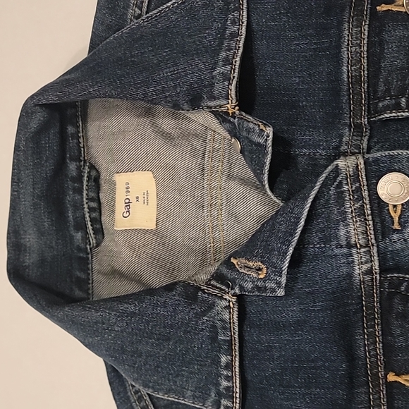 GAP Icon Jean Jacket Cotton Spandex Stretch Blend Denim Women's XS - Picture 5 of 16